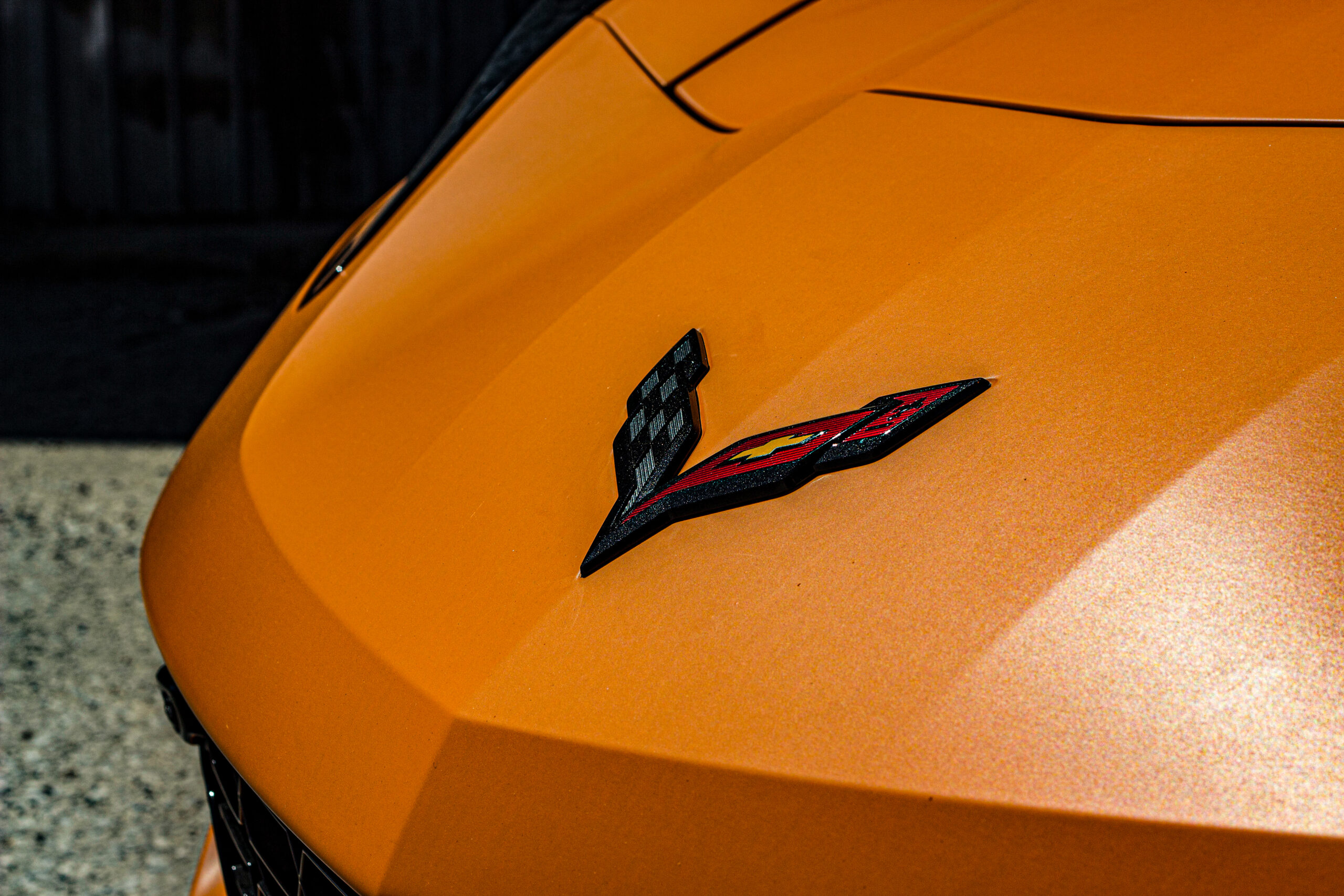 Whataburger Matte Orange Corvette IMG_7114