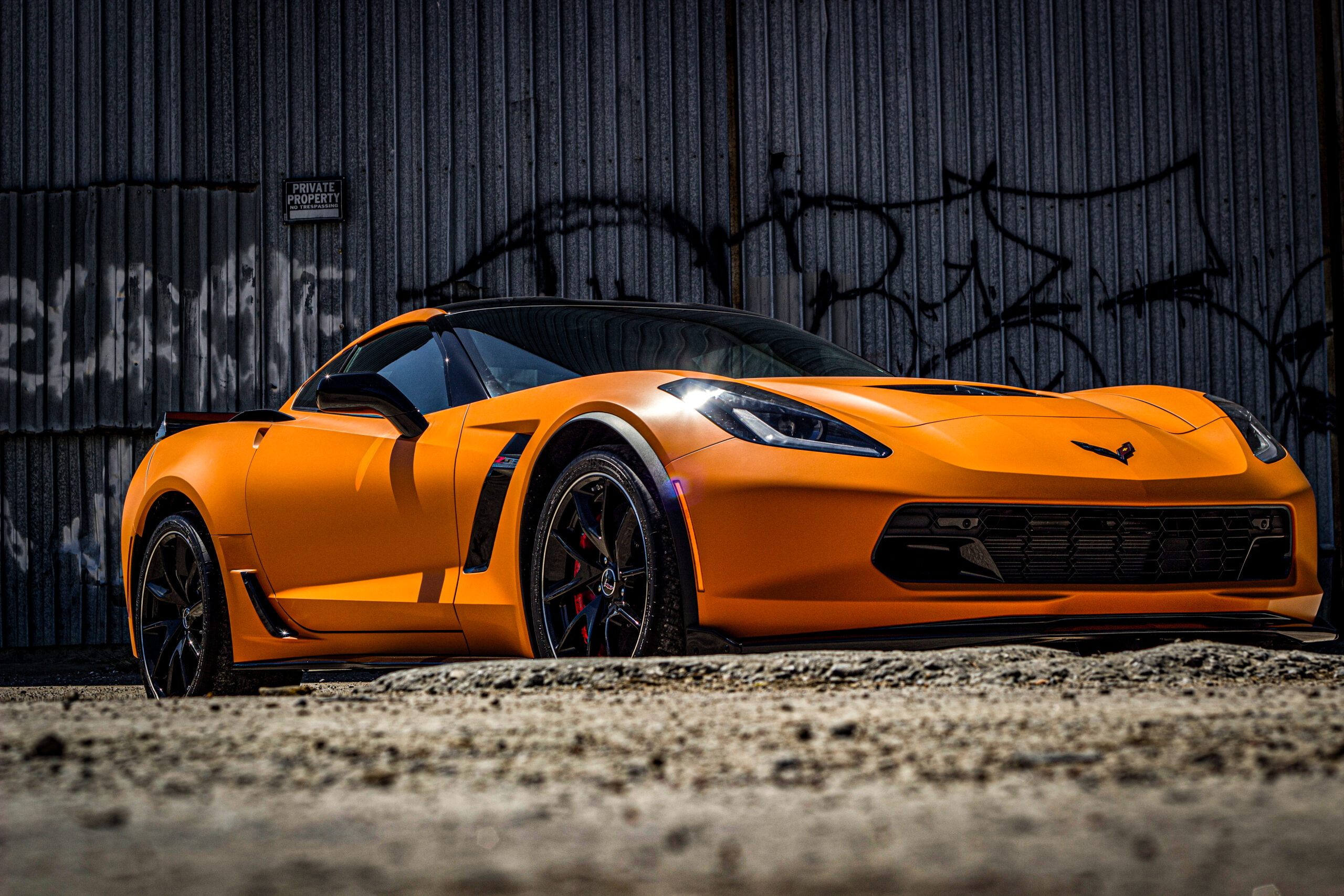 Whataburger Matte Orange Corvette IMG_7134